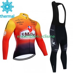 Tenue Maillot M/L + Collant à Bretelles Hiver Thermal Fleece Saint Michel Auber 93 2023